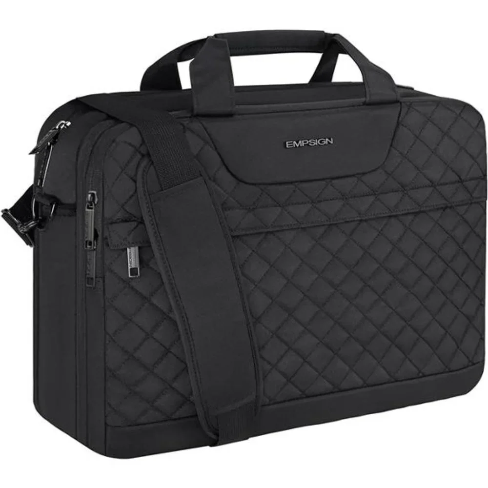 17.3 Inch Laptop Bag, Large Capacity Expandable Briefcase for Women & Men